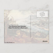 Landschaft mit der Parabel der Dusche von Bruegel Postkarte (Rückseite)