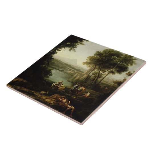 Landschaft mit der Suche nach Mose Fliese (Seite)