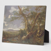 Landschaft mit der Taufe in Jordanien (Öl auf c Fotoplatte (Seite)