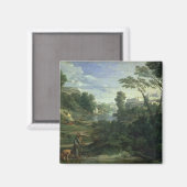 Landschaft mit Diogenes, 1648 Magnet (Vorderseite/Rückseite)