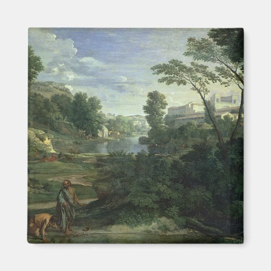 Landschaft mit Diogenes, 1648 Magnet (Vorne)