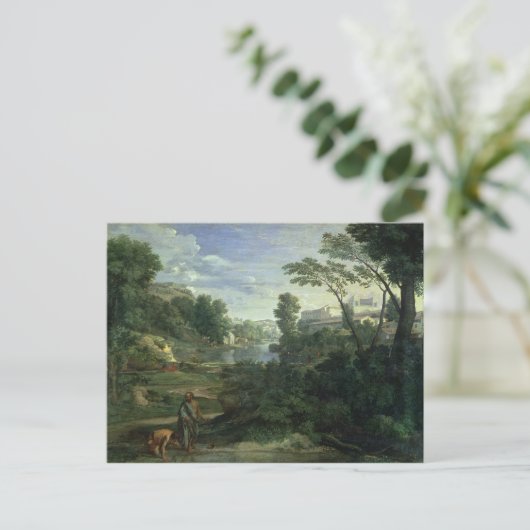 Landschaft mit Diogenes, 1648 Postkarte (Stehend Vorderseite)