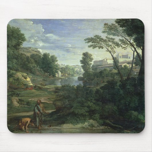 Landschaft mit Diogenese, 1648 Mousepad (Vorne)