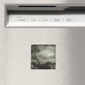 Landschaft mit Dorf: Sturmeffekt Magnet (In Situ (Geschirrspüler))