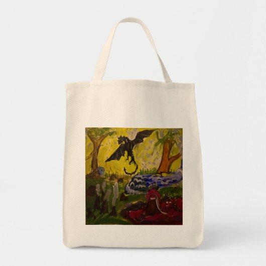 Landschaft mit Drachen durch Genevieve u. John Tragetasche (Vorne)