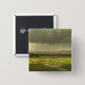 Landschaft mit Dresden im Abstand, 1830 Button (Vorne & Hinten)