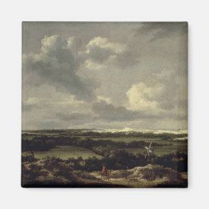 Landschaft mit Dünen nähern sich Haarlem (Öl au Magnet