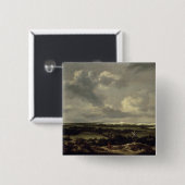 Landschaft mit Dünen nähern sich Haarlem (Öl auf Button (Vorne & Hinten)