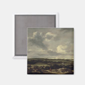 Landschaft mit Dunes in der Nähe von Haarlem (Öl a Magnet (Vorderseite/Rückseite)