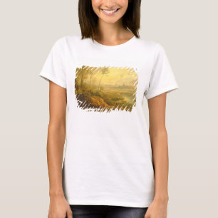 Landschaft mit einem Birdcatcher (Öl auf Platte) T-Shirt