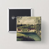 Landschaft mit einem Fischer, nach 1886 Button (Vorne & Hinten)