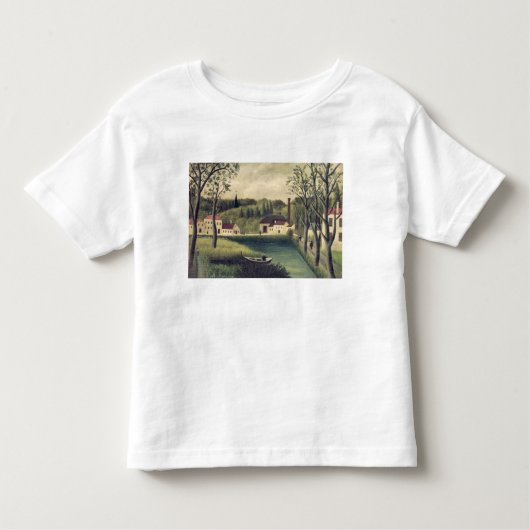 Landschaft mit einem Fischer, nach 1886 Kleinkind T-shirt (Vorderseite)