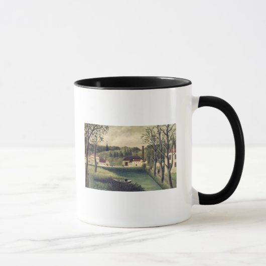 Landschaft mit einem Fischer, nach 1886 Tasse (Rechts)