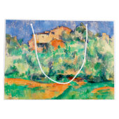 Landschaft mit einem Haus, Cezanne Große Geschenktüte (Rückseite)
