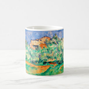 Landschaft mit einem Haus, Cezanne Kaffeetasse