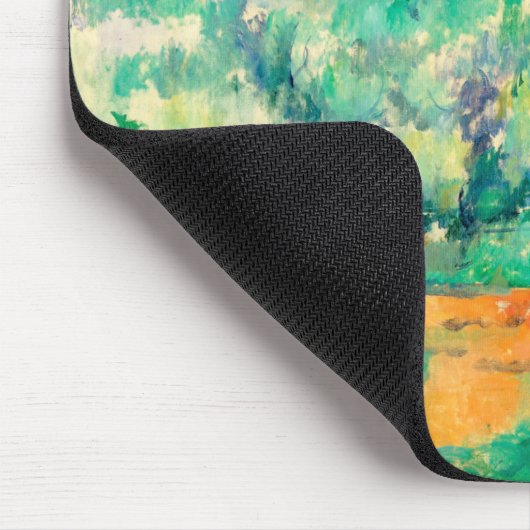 Landschaft mit einem Haus, Cezanne Mousepad (Ecke)