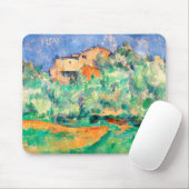 Landschaft mit einem Haus, Cezanne Mousepad (Mit Mouse)
