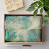 Landschaft mit einem Haus, Cezanne Seidenpapier (Geschenk)