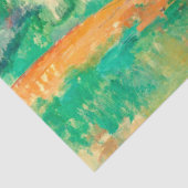 Landschaft mit einem Haus, Cezanne Seidenpapier (Ausschnitt)