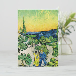 Landschaft mit einem Paar beim Spazieren von Vince Einladung