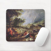 Landschaft mit einem Regenbogen Mousepad (Mit Mouse)