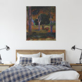 Landschaft mit einem Schwein und einem Pferd von P Leinwanddruck (Insitu (Schlafzimmer))
