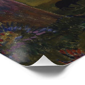 Landschaft mit einem Schwein und einem Pferd von P Poster (Ecke)