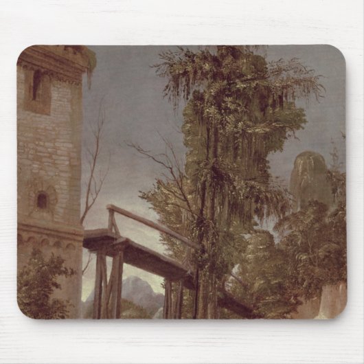 Landschaft mit einem Steg, c.1518-20 Mousepad (Vorne)