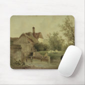Landschaft mit einer Hütte Mousepad (Mit Mouse)