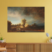 Landschaft mit einer Steinbrücke, Rembrandt van Ri Leinwanddruck (Insitu (Wohnzimmer))