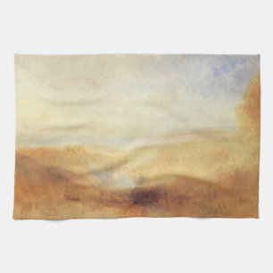 Landschaft mit entfernter Flussbucht von Joseph Tu Geschirrtuch