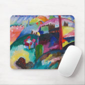 Landschaft mit Fabrikschornstein, Wassily Kandinsk Mousepad (Mit Mouse)