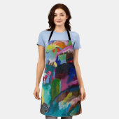 Landschaft mit Fabrikschornstein, Wassily Kandinsk Schürze (Getragen)