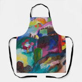 Landschaft mit Fabrikschornstein, Wassily Kandinsk Schürze (Vorderseite)