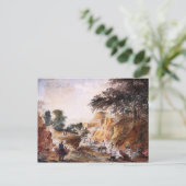 Landschaft mit Figuren von Camille Pissaro Postkarte (Stehend Vorderseite)