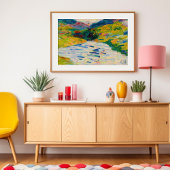 Landschaft mit Fluss | Curt Herrmann Poster