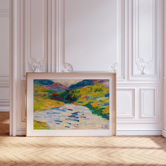 Landschaft mit Fluss | Curt Herrmann Poster