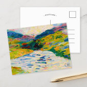 Landschaft mit Fluss | Curt Herrmann Postkarte
