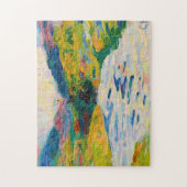 Landschaft mit Fluss | Curt Herrmann Puzzle (Vertikal)