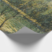 Landschaft mit Fluss und Brücke: Frühlingsvormitta Geschenkpapier (Ecke)