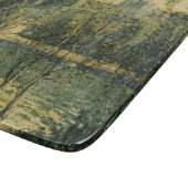 Landschaft mit Fluss und Brücke: Frühlingsvormitta Schneidebrett (Ecke)