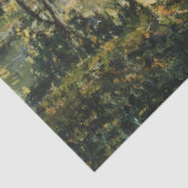 Landschaft mit Fluss und Brücke: Frühlingsvormitta Seidenpapier (Ausschnitt)