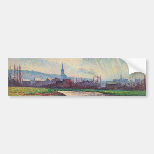 Landschaft mit Fluss (von Maximilien Luce) Autoaufkleber (Vorne)