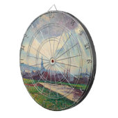 Landschaft mit Fluss (von Maximilien Luce) Dartscheibe (Vorderseite rechts)