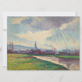 Landschaft mit Fluss (von Maximilien Luce) Karte