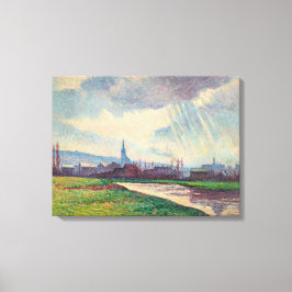 Landschaft mit Fluss (von Maximilien Luce) Leinwanddruck