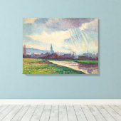 Landschaft mit Fluss (von Maximilien Luce) Leinwanddruck (Insitu (Holzboden))