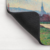 Landschaft mit Fluss (von Maximilien Luce) Mousepad (Ecke)