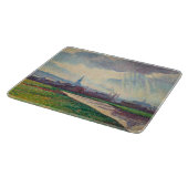 Landschaft mit Fluss (von Maximilien Luce) Schneidebrett (Ecke)