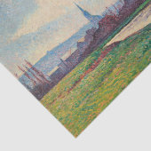 Landschaft mit Fluss (von Maximilien Luce) Seidenpapier (Ausschnitt)